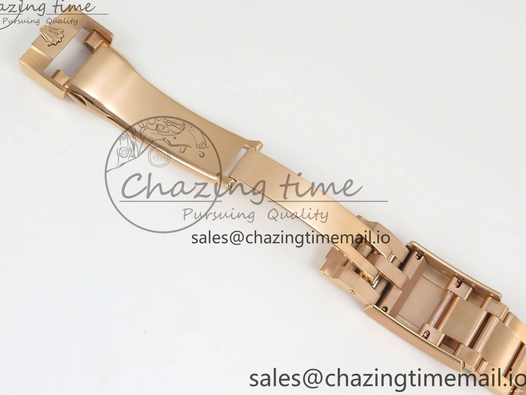 0203 FlexibleFit Daytona 116595 RBOW Rainbow IPKF Best Edition Black RG Dial on RG Bracelet DD 276